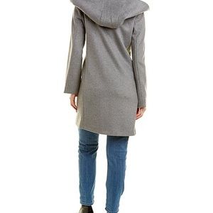 New with tags size 2 Cole Haan hooded wool blend car coat! Gorgeous
